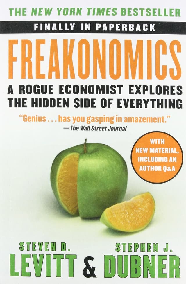 Book cover for Freakonomics